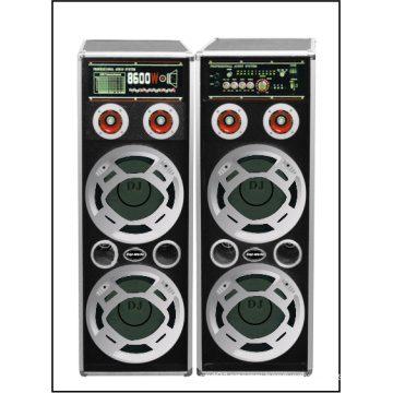 Double 10" Wireless Active Speaker Designed Professionally with Battery and Bluetooth